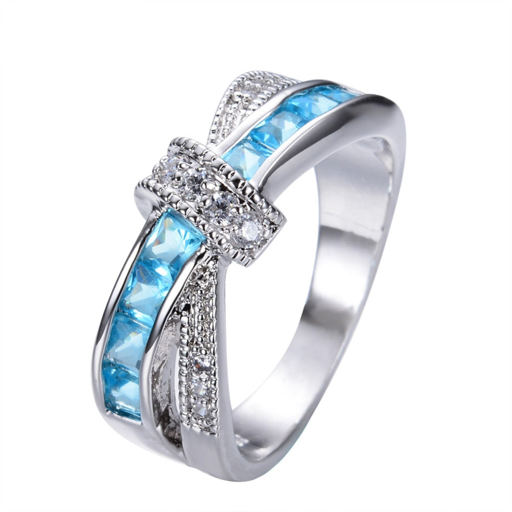 Crystal Elegance Ring | Multi-Color Glamour Gemstone