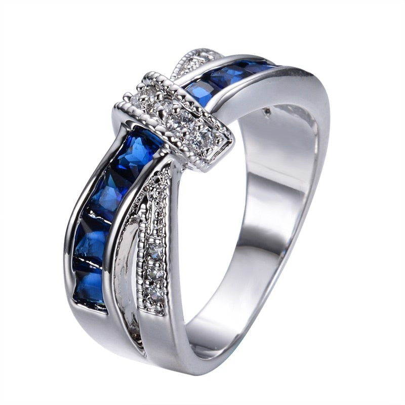 Crystal Elegance Ring | Multi-Color Glamour Gemstone