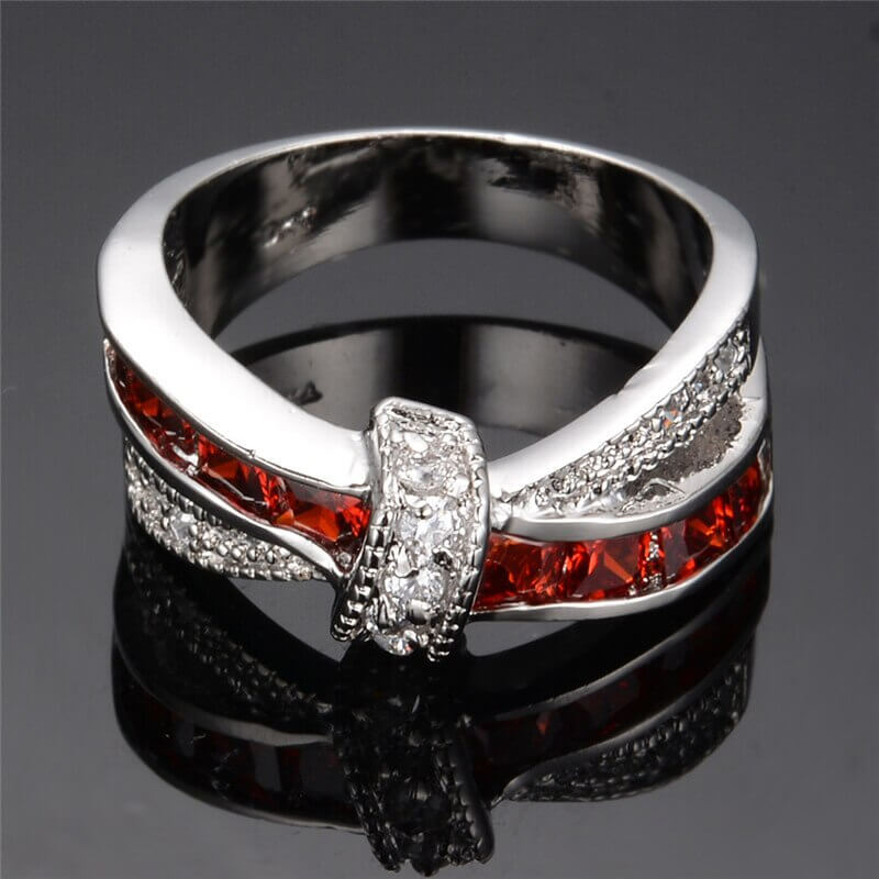 Crystal Elegance Ring | Multi-Color Glamour Gemstone