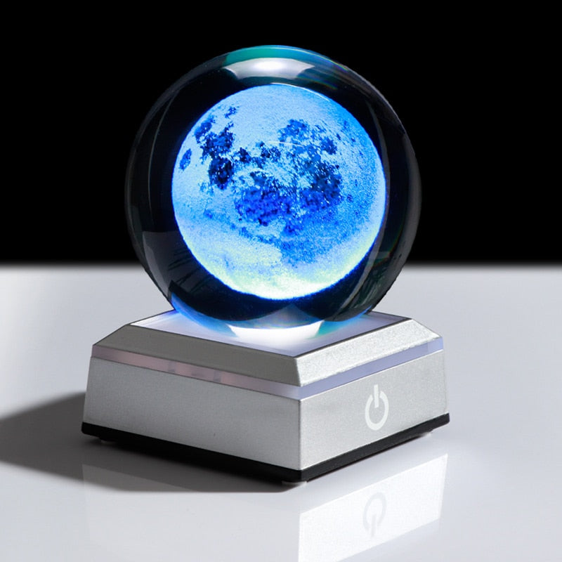 Crystal Galaxy Globe Lamp | Illuminating Wonder