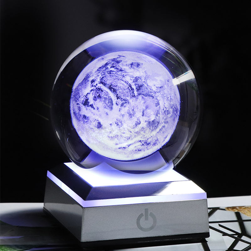 Crystal Galaxy Globe Lamp | Illuminating Wonder