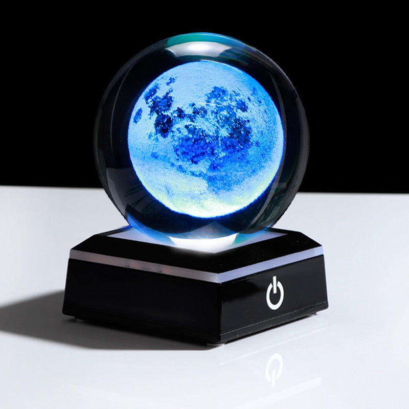 Crystal Galaxy Globe Lamp | Illuminating Wonder