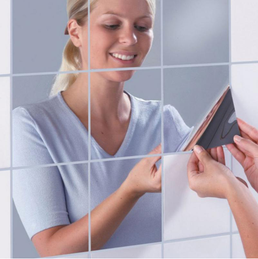 DIY Mirror Wall Stickers | Customizable Mirror Design