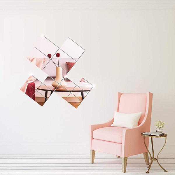DIY Mirror Wall Stickers | Customizable Mirror Design