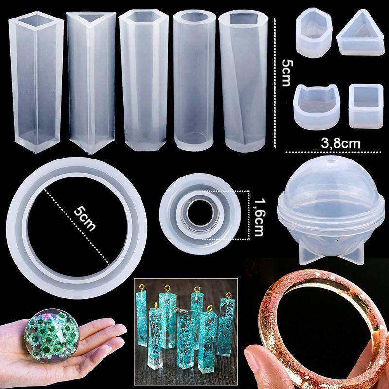 DIY Resin Casting Kit | Versatile Molds & Crafting Tools
