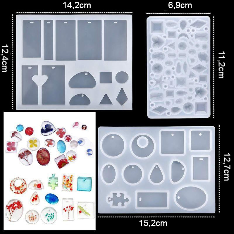 DIY Resin Casting Kit | Versatile Molds & Crafting Tools