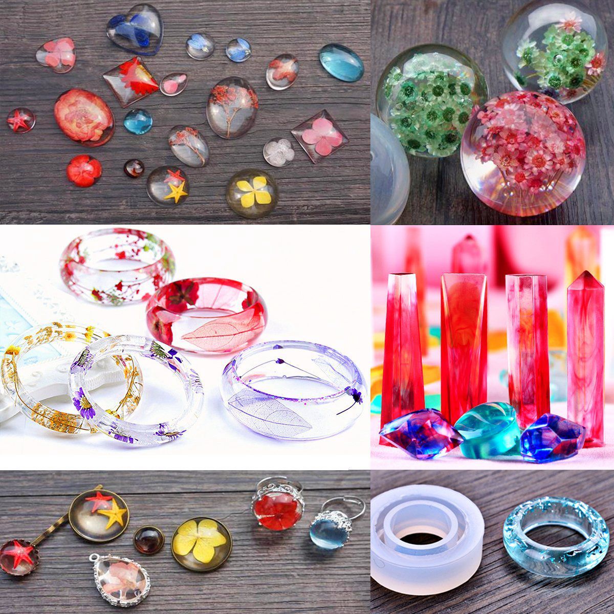 DIY Resin Casting Kit | Versatile Molds & Crafting Tools