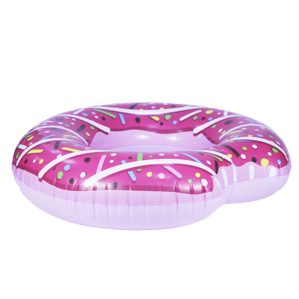 Delicious Donut Pool Float with Sprinkles | Realistic Doughnut-Shaped Design