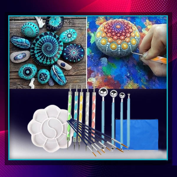 Dot Mandala Painting Kit | Complete Art Set for Mandala Art Enthusiasts