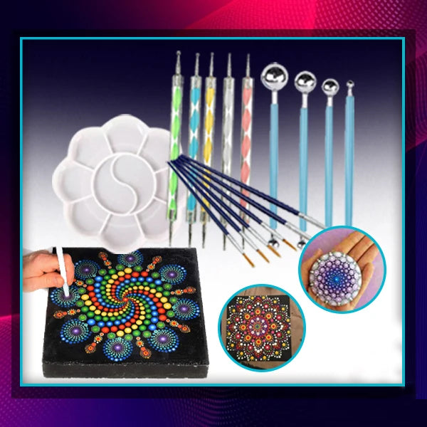 Dot Mandala Painting Kit | Complete Art Set for Mandala Art Enthusiasts