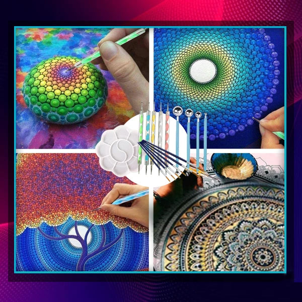 Dot Mandala Painting Kit | Complete Art Set for Mandala Art Enthusiasts