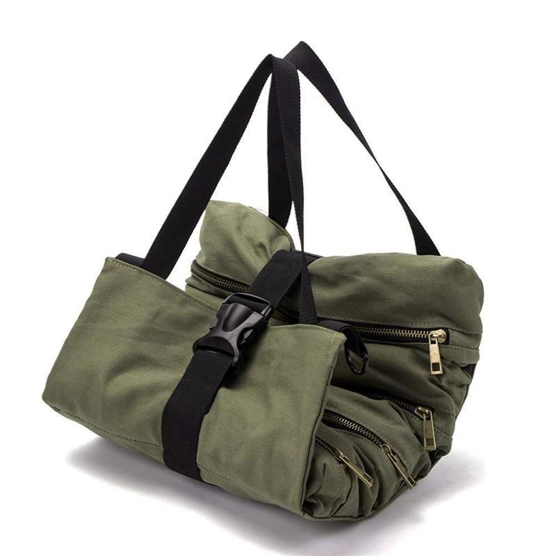 Durable Tactical Tool Organizer | Multi-Compartment Roll-Up Tool Bag Design