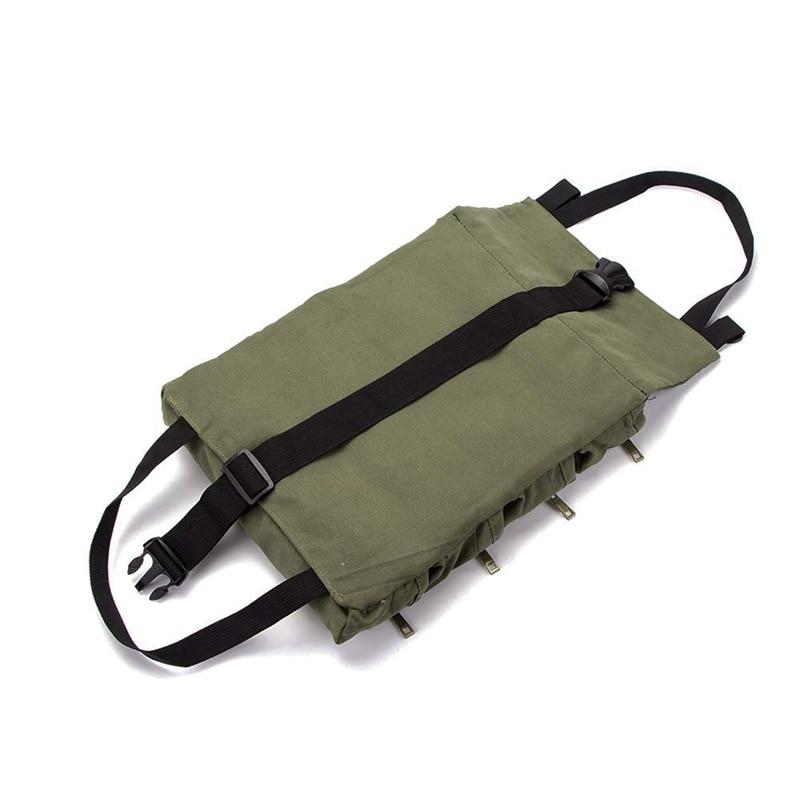 Durable Tactical Tool Organizer | Multi-Compartment Roll-Up Tool Bag Design