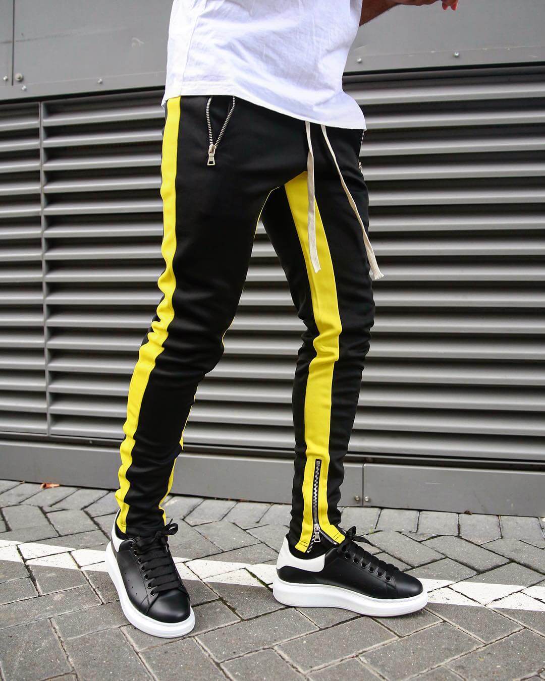 Dynamic Stripe Jogger Pants | Stylish and Versatile Comfort