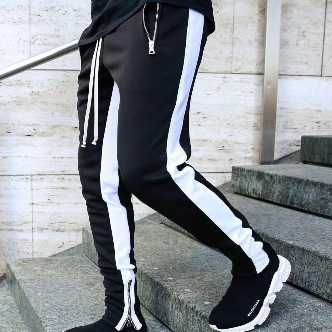 Dynamic Stripe Jogger Pants | Stylish and Versatile Comfort