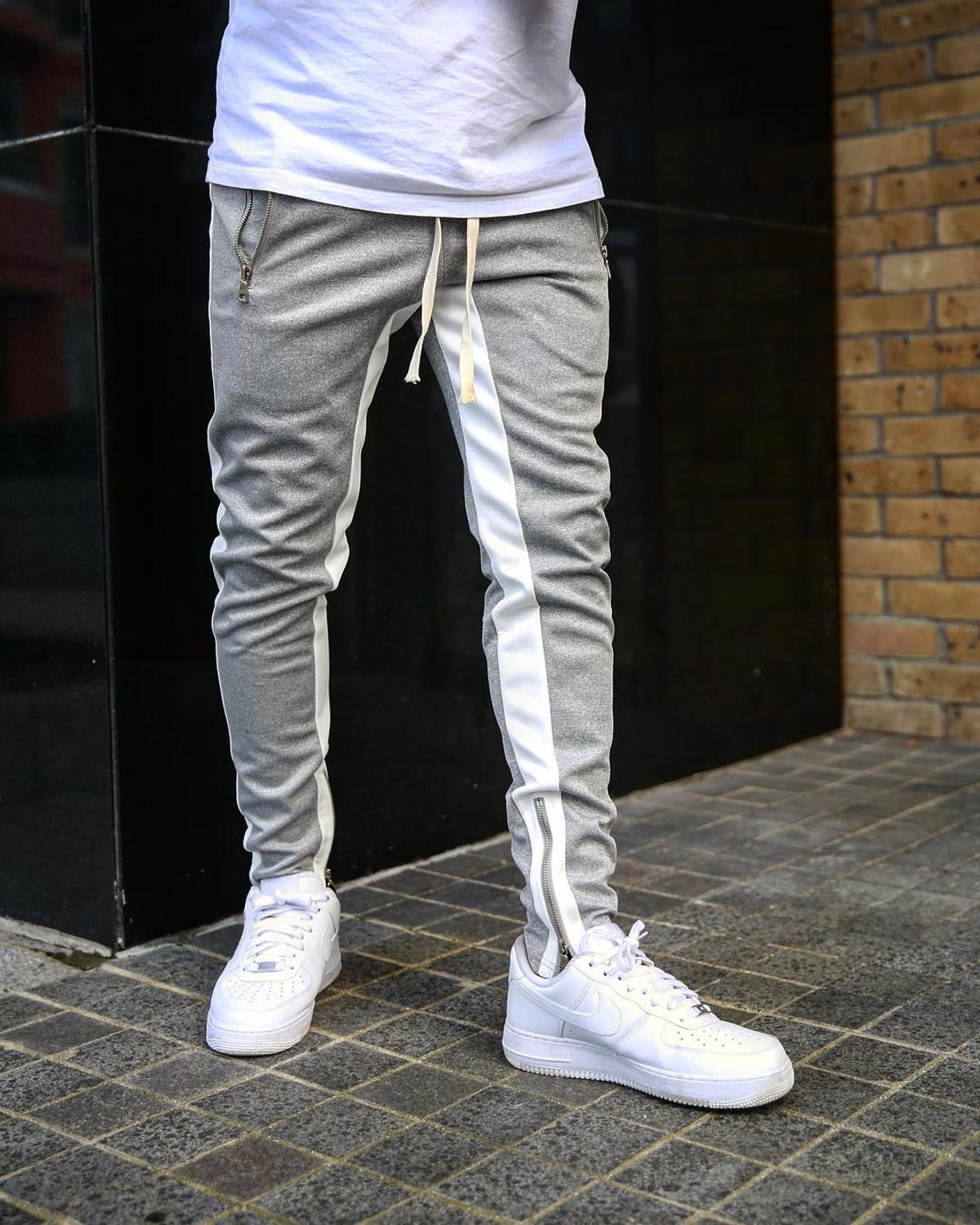 Dynamic Stripe Jogger Pants | Stylish and Versatile Comfort