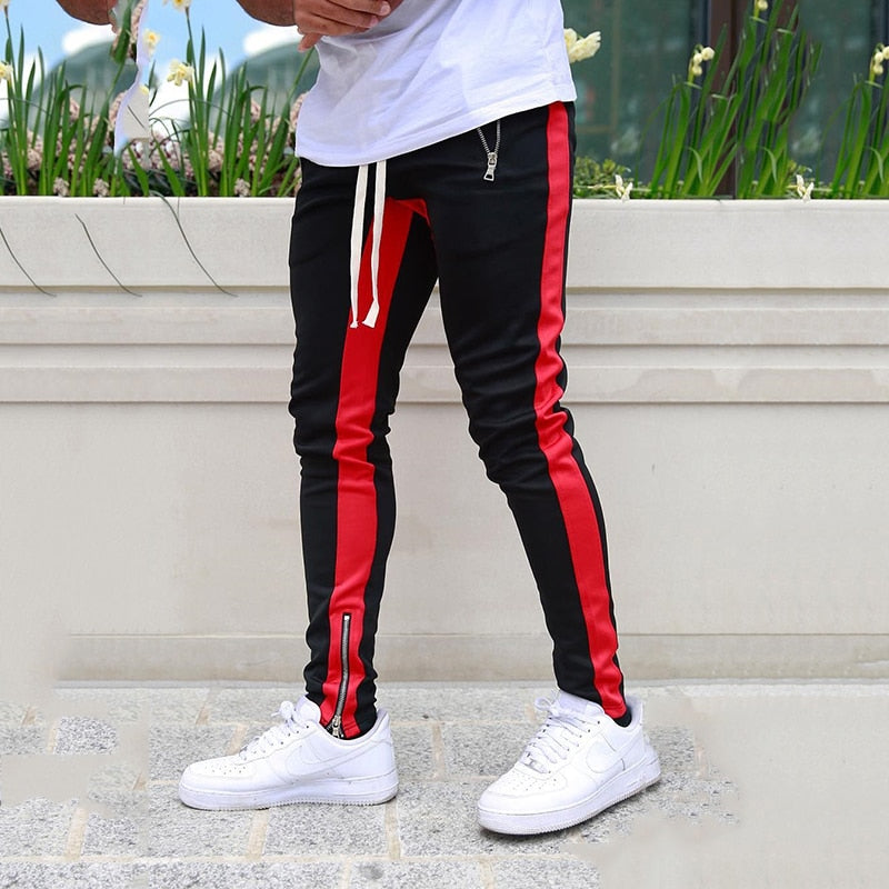 Dynamic Stripe Jogger Pants | Stylish and Versatile Comfort