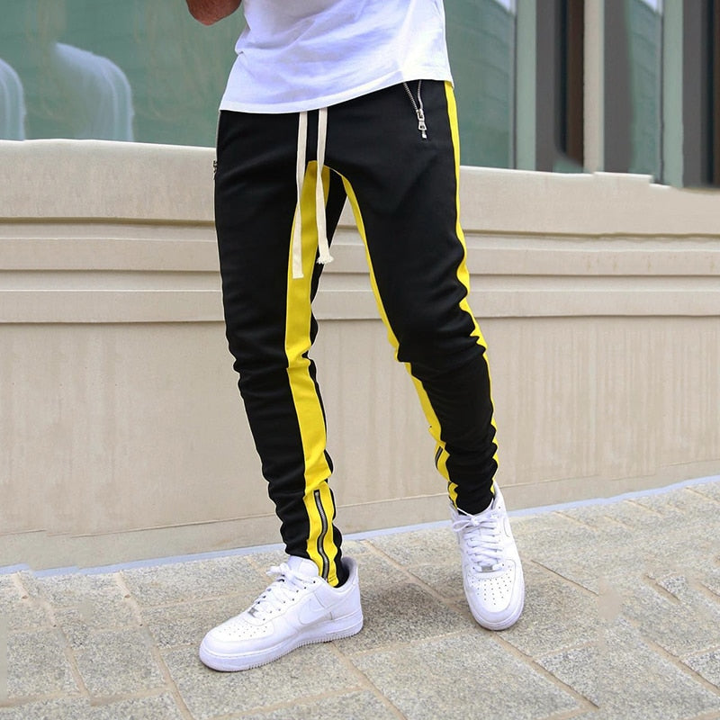 Dynamic Stripe Jogger Pants | Stylish and Versatile Comfort