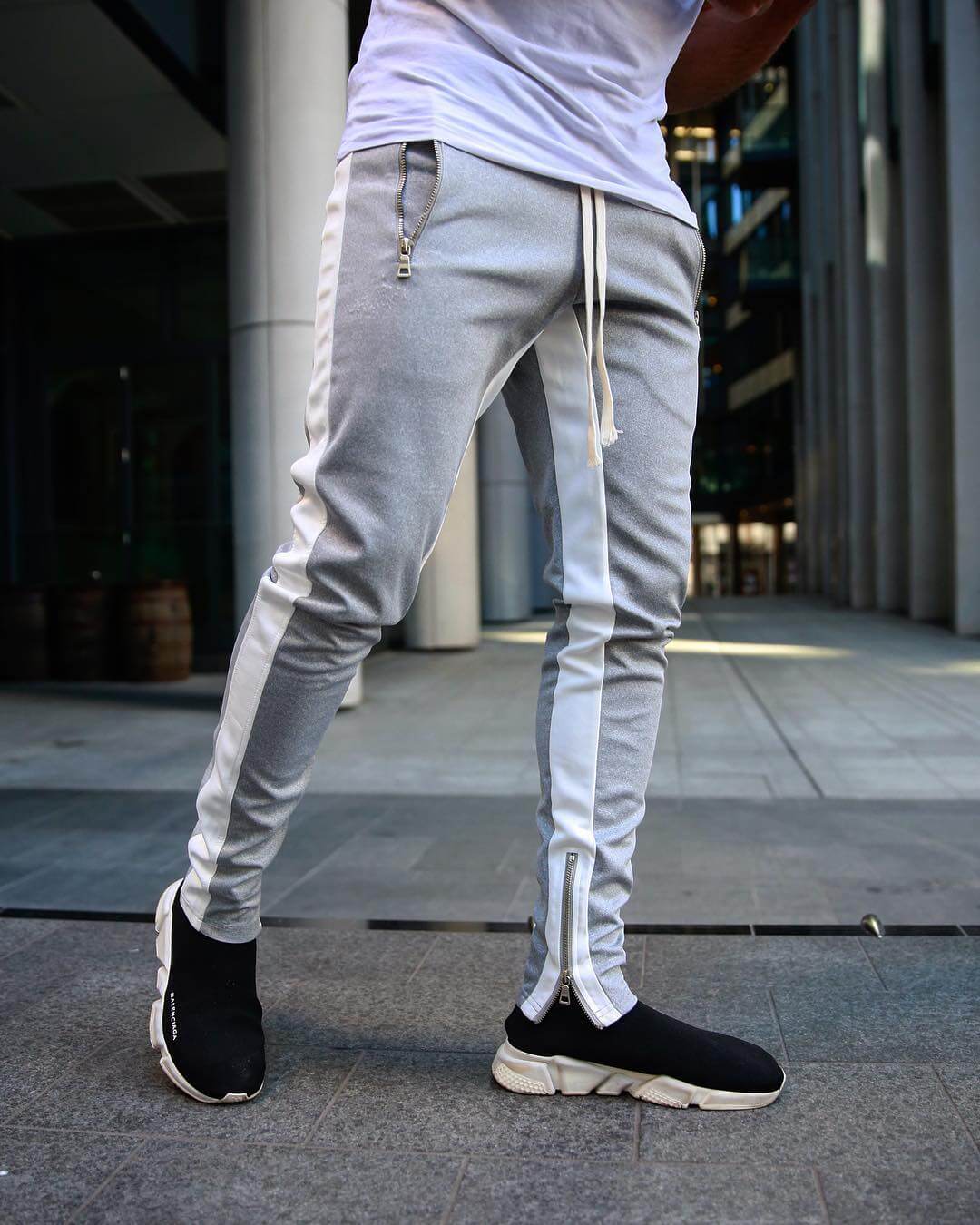 Dynamic Stripe Jogger Pants | Stylish and Versatile Comfort