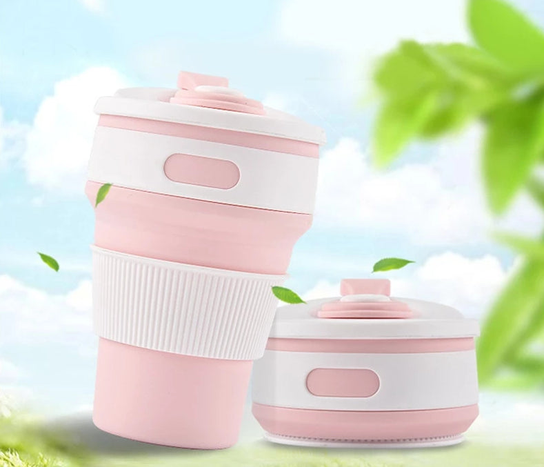 Eco-Friendly Collapsible Travel Cup | Space-Saving & Sustainable Travel Mug