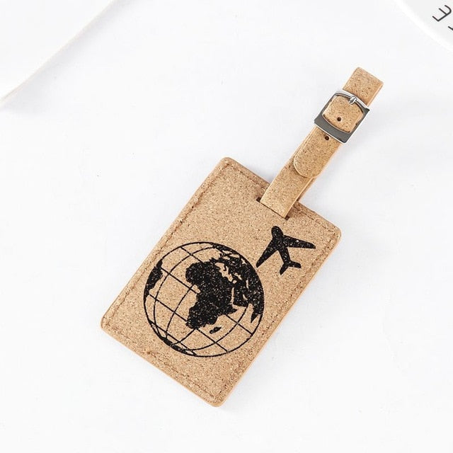 Eco-Friendly Cork Luggage Tags | Sustainable Travel Accessories