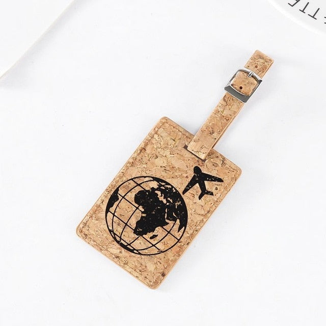 Eco-Friendly Cork Luggage Tags | Sustainable Travel Accessories