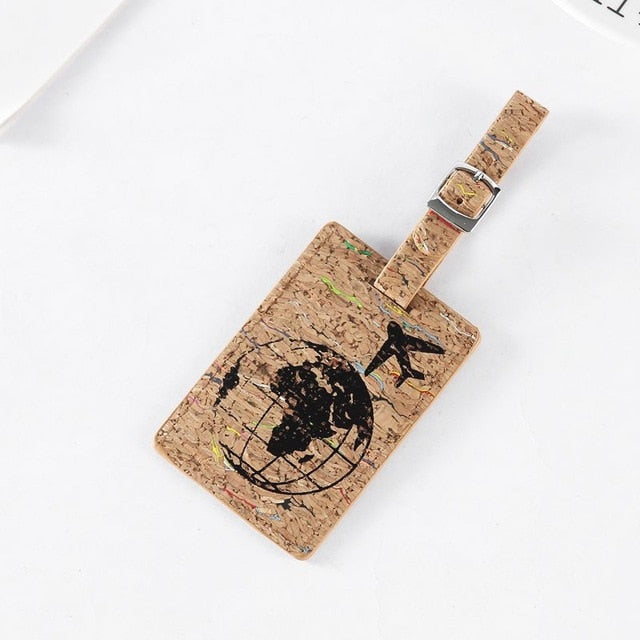 Eco-Friendly Cork Luggage Tags | Sustainable Travel Accessories
