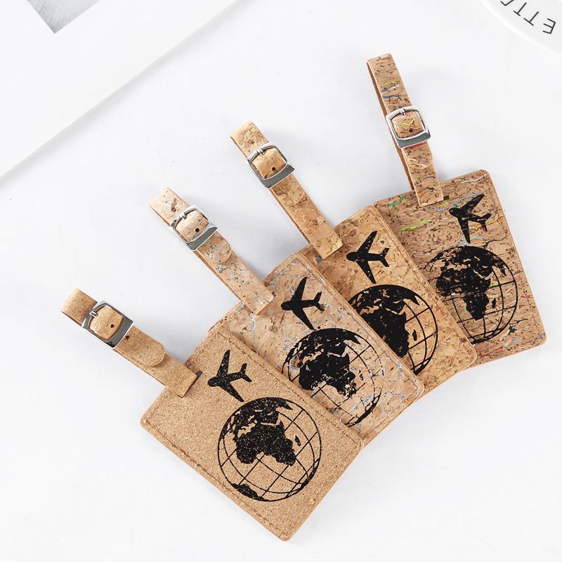 Eco-Friendly Cork Luggage Tags | Sustainable Travel Accessories