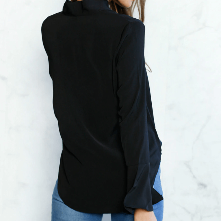 Elegant Bow Tie Blouse | Sophisticated Fashion Versatility