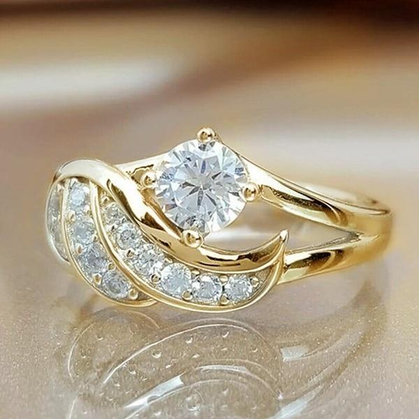 Elegant Crystal Ring | Adjustable Crystal Accented Ring