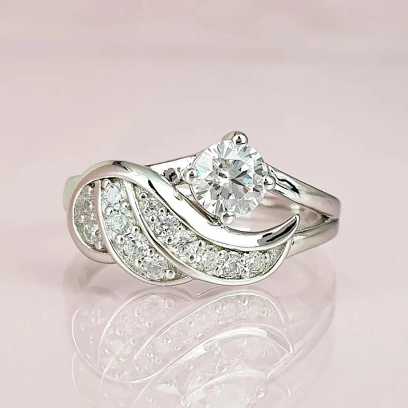 Elegant Crystal Ring | Adjustable Crystal Accented Ring