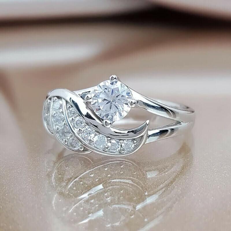 Elegant Crystal Ring | Adjustable Crystal Accented Ring