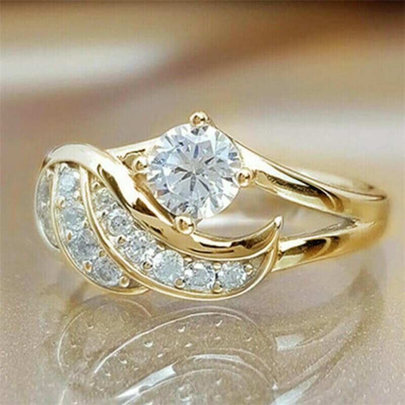 Elegant Crystal Ring | Adjustable Crystal Accented Ring