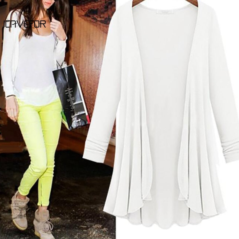 Elegant Draped Open-Front Cardigan | Timeless Design & Versatile Comfort