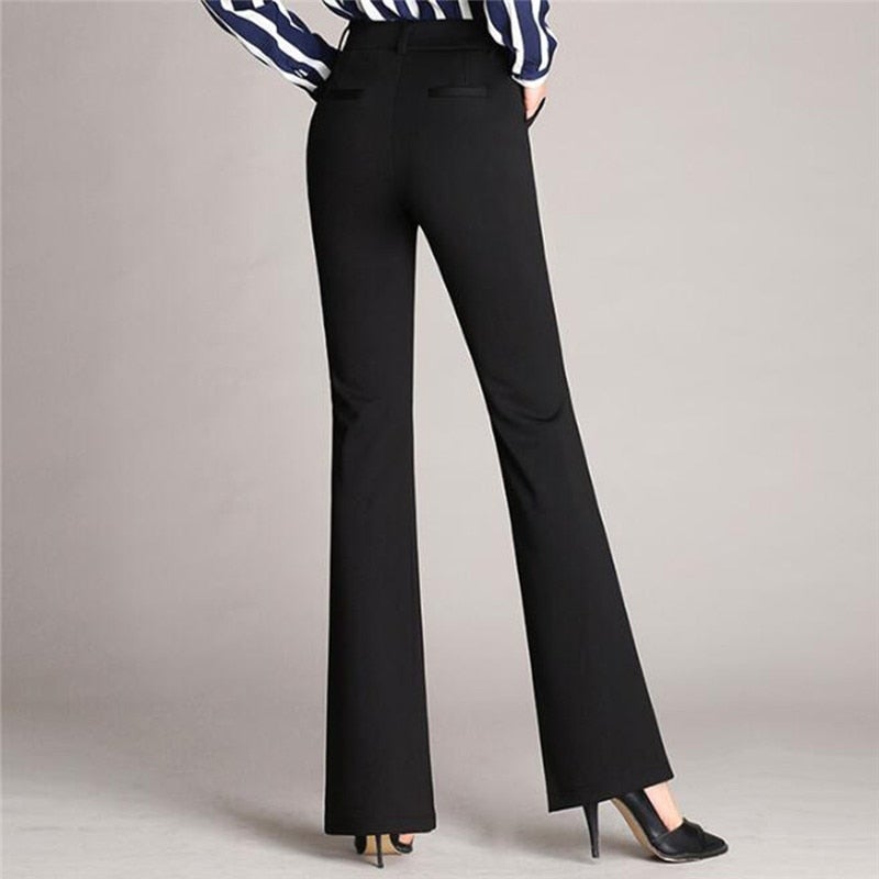 Elegant Flared Women's Trousers | Comfortable Fit and High-Quality Fabric