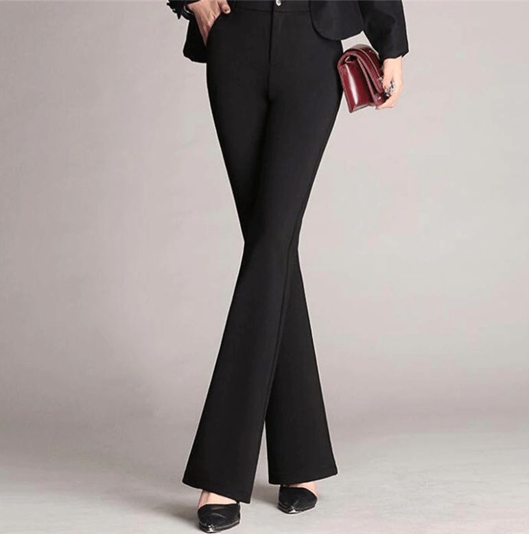 Elegant Flared Women's Trousers | Comfortable Fit and High-Quality Fabric