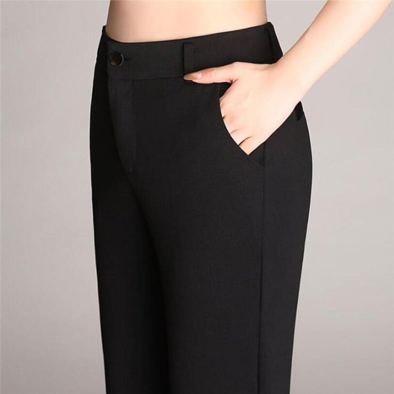 Elegant Flared Women's Trousers | Comfortable Fit and High-Quality Fabric