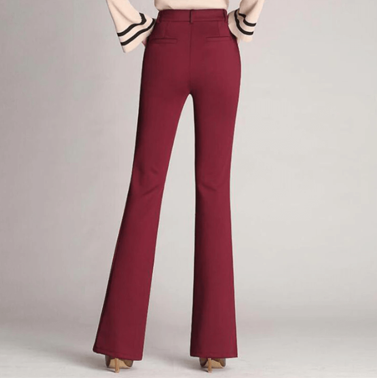 Elegant Flared Women's Trousers | Comfortable Fit and High-Quality Fabric