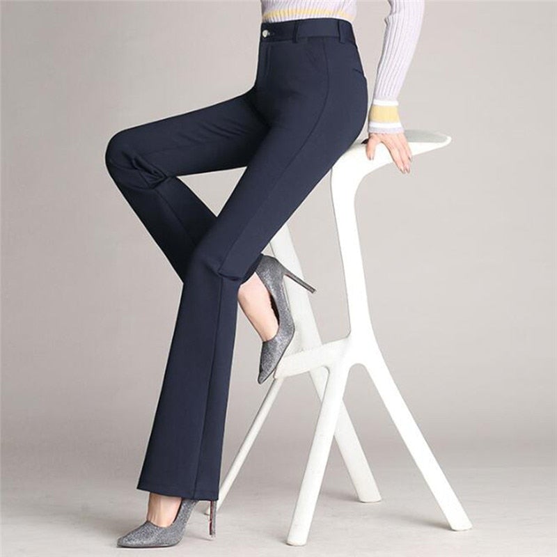Elegant Flared Women's Trousers | Comfortable Fit and High-Quality Fabric