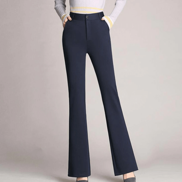 Elegant Flared Women's Trousers | Comfortable Fit and High-Quality Fabric