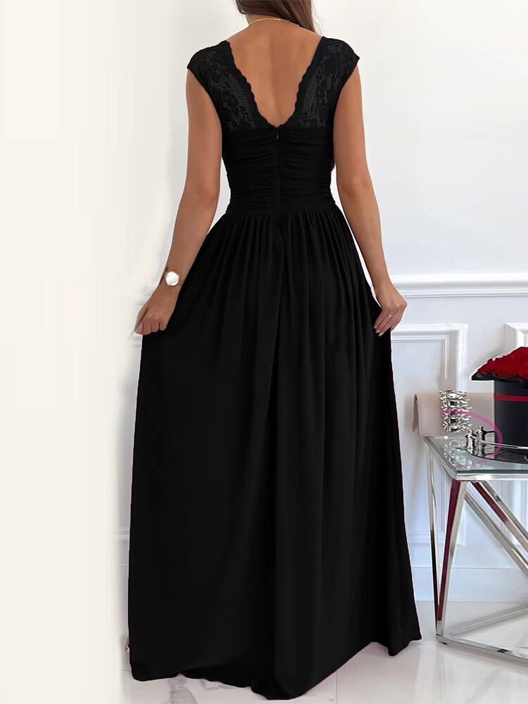 Elegant Lace Evening Gown | Timeless Glamour
