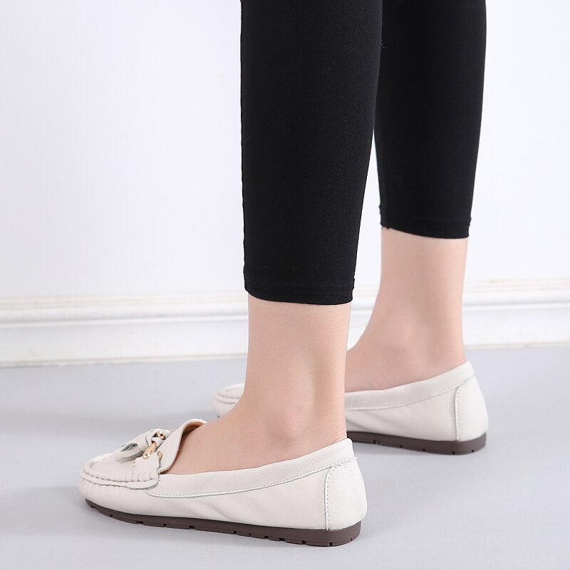 Elegant Leather Loafers | Tassel Detail Loafers