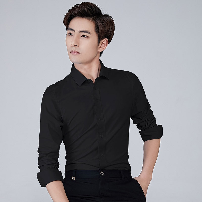 Elegant Men's Dress Shirt | Water-Resistant Comfort Fit