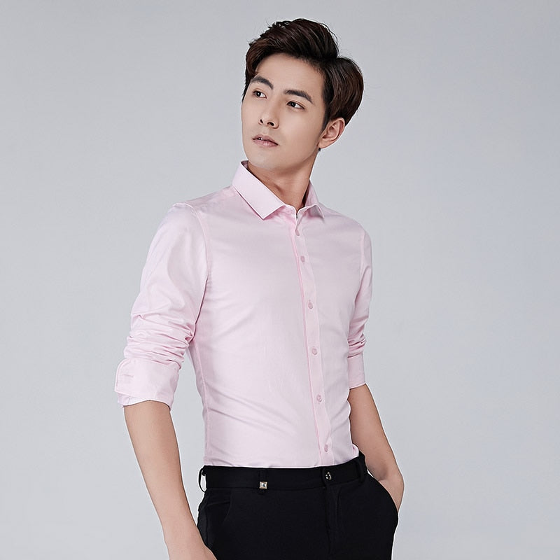 Elegant Men's Dress Shirt | Water-Resistant Comfort Fit