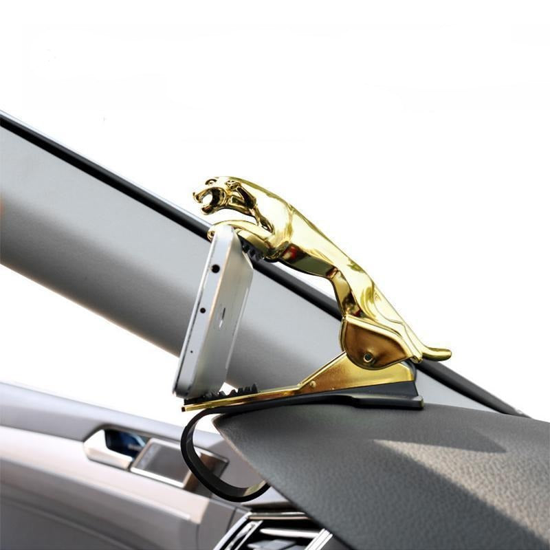 Elegant Panther Car Phone Holder | Luxurious Car Accessories