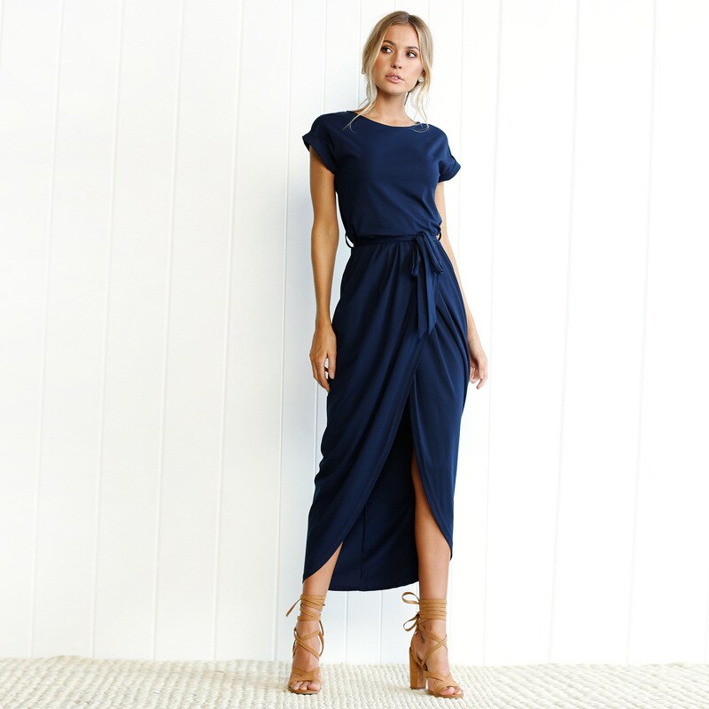 Elegant Wrap Midi Dress | Versatile | Comfortable & Timeless