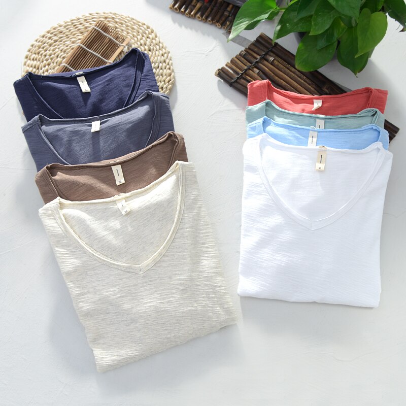 Essential V-Neck T-Shirts | Premium Soft Cotton Blend