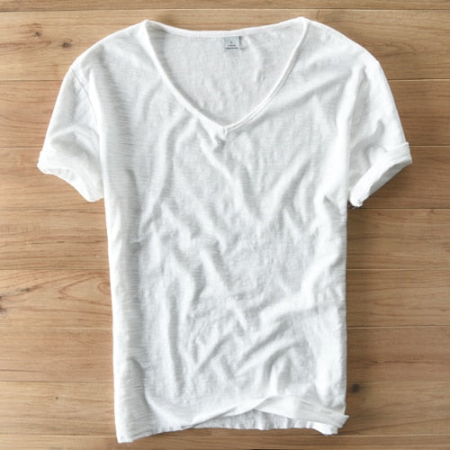 Essential V-Neck T-Shirts | Premium Soft Cotton Blend