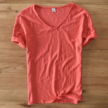 Essential V-Neck T-Shirts | Premium Soft Cotton Blend