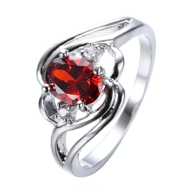 Exquisite Zirconia Gemstone Ring | Elegant Design